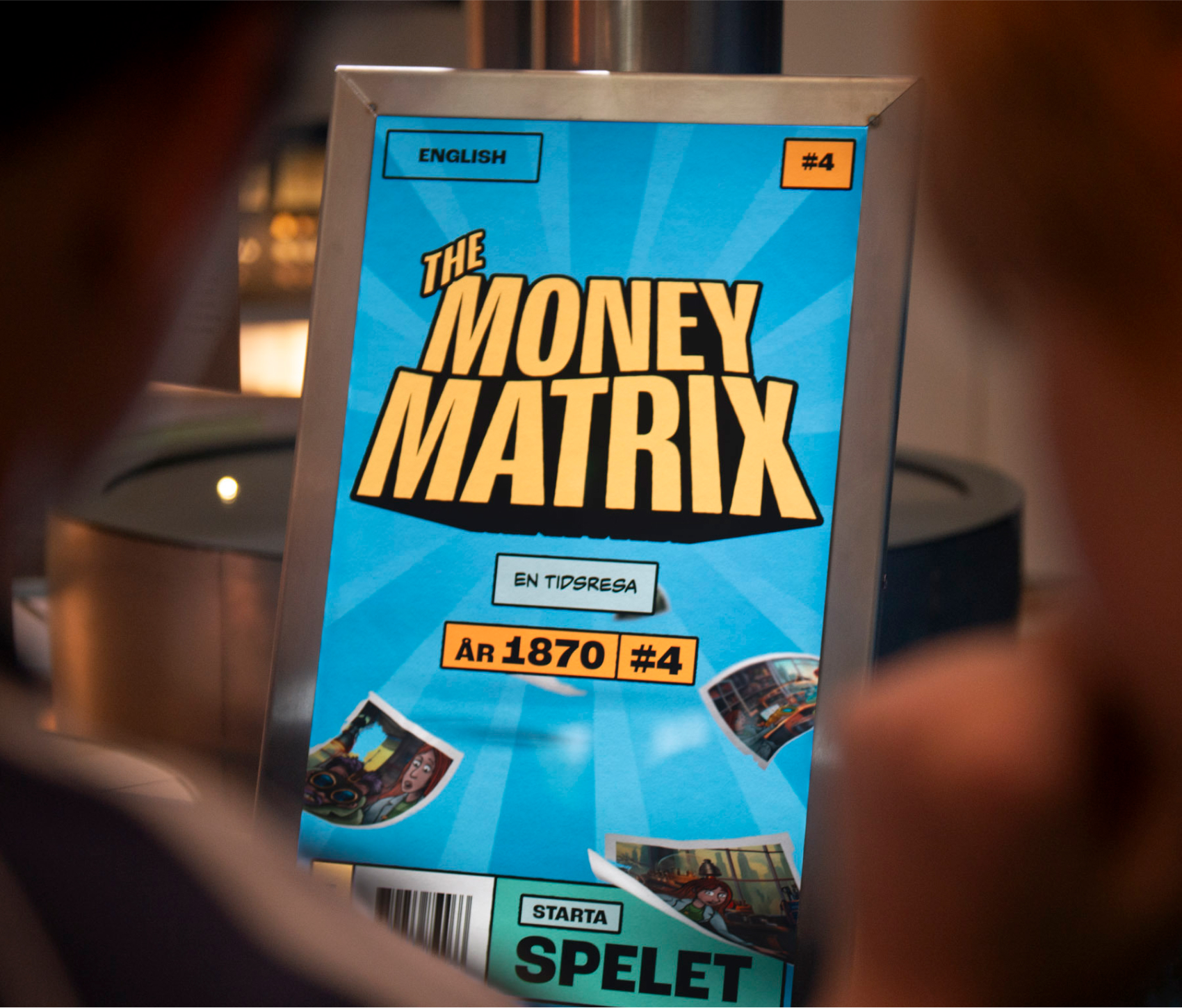 Bild på Money matrix från Ekonomiska museet